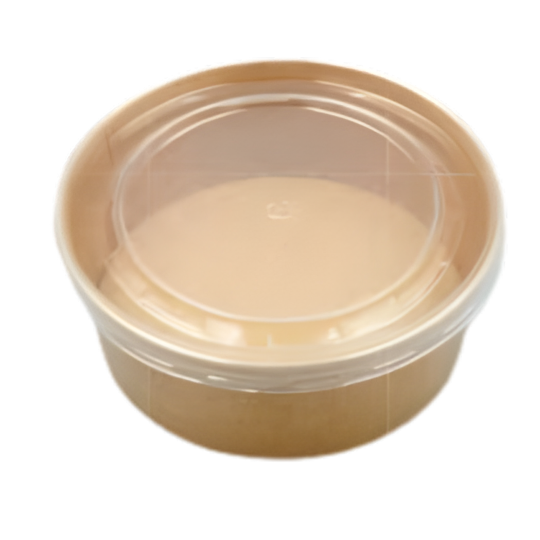 Kraft Paper Flat Bowl (500ml / 750ml / 1000ml)