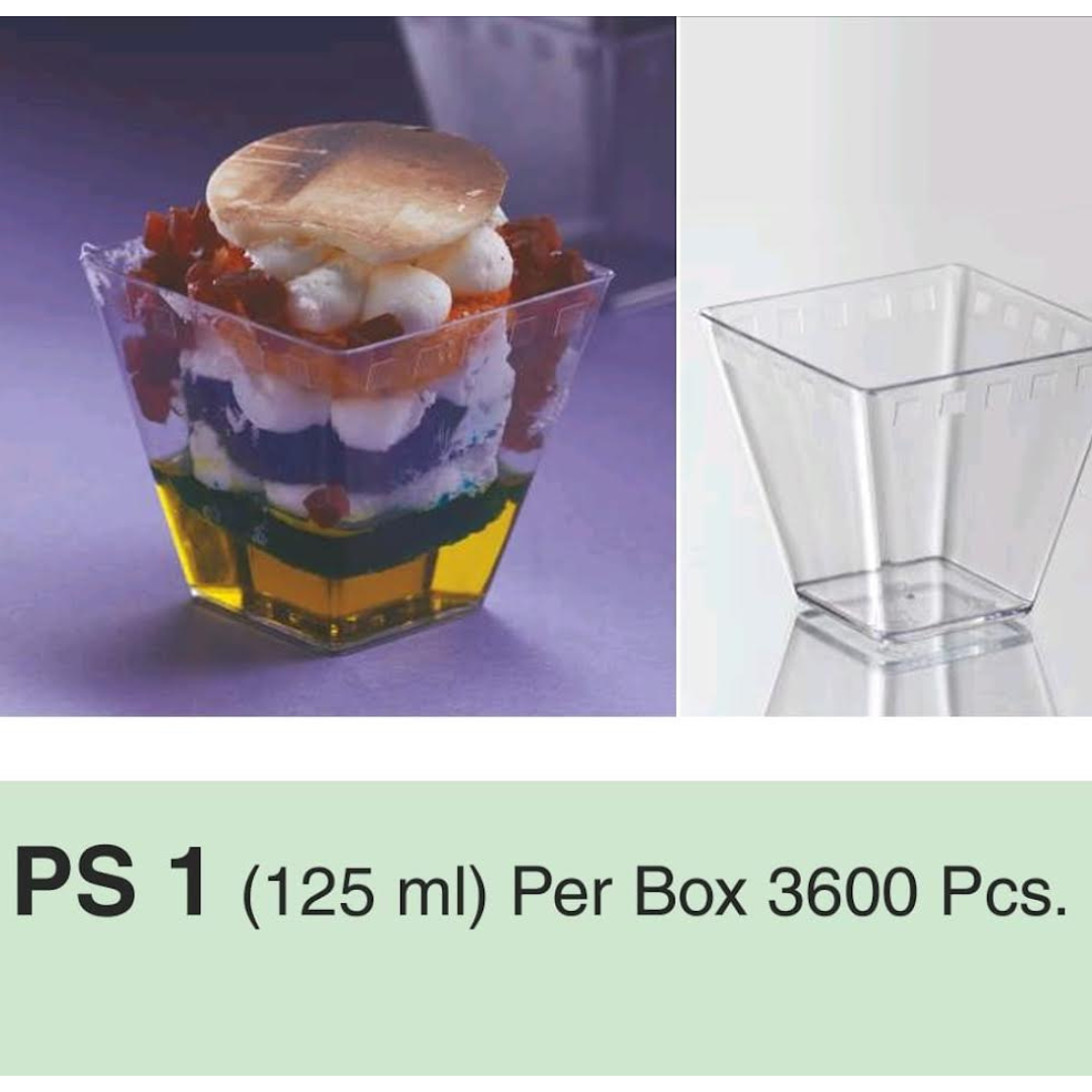 Square Dessert Cup 125 ml